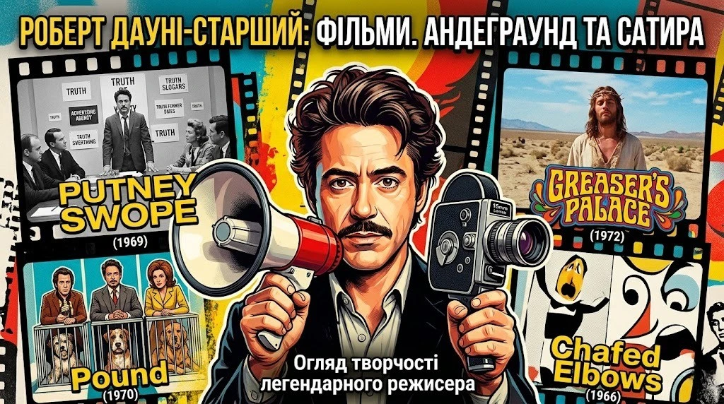 Усі фільми Роберта Дауні-старшого в одному огляді