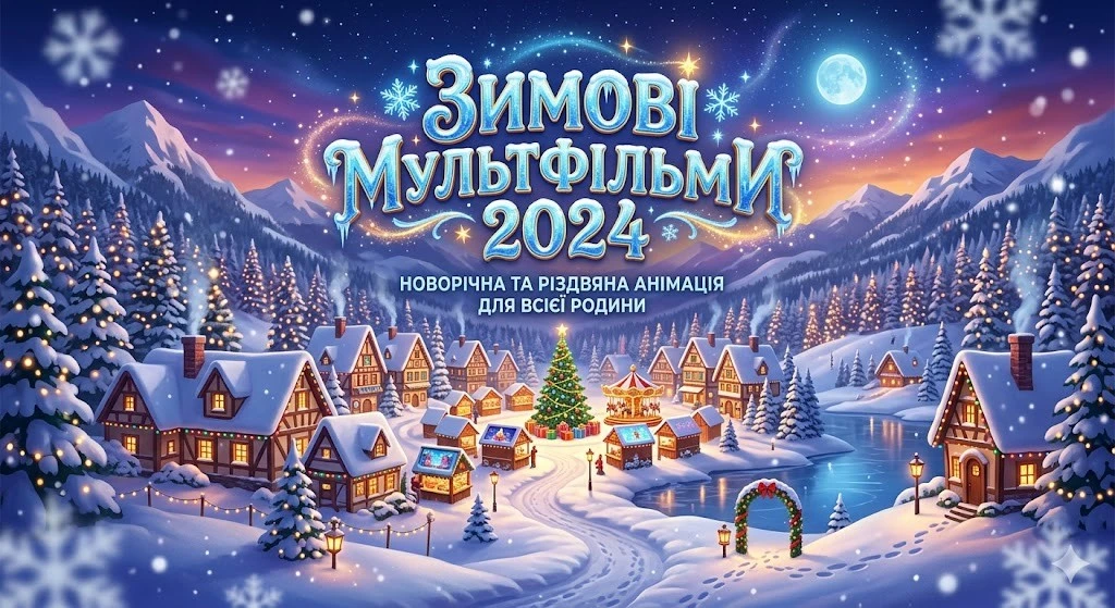 Кращі зимові мультфільми 2024 для різдвяного настрою