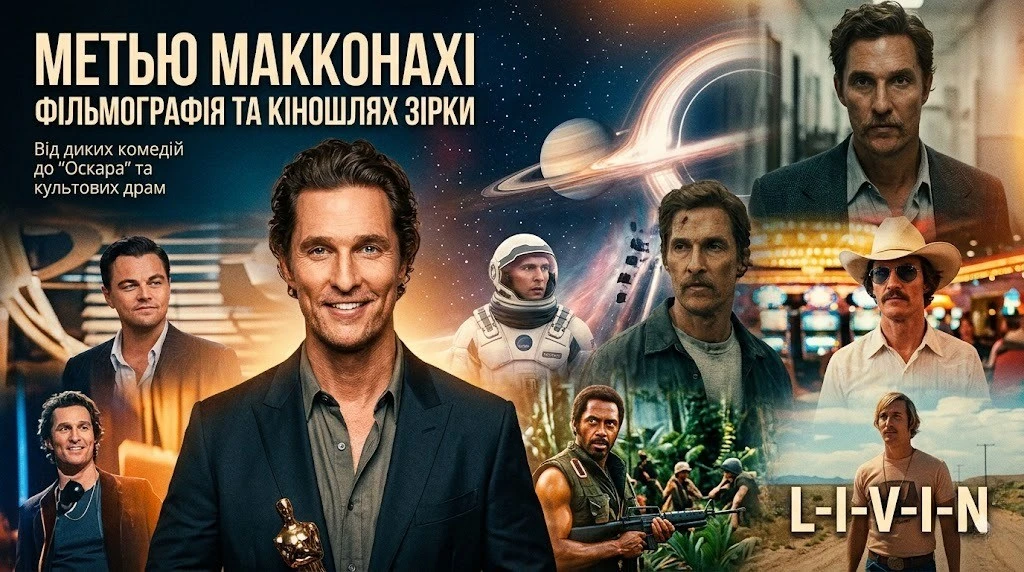 Метью МакКонахі фільми великий огляд фільмографії