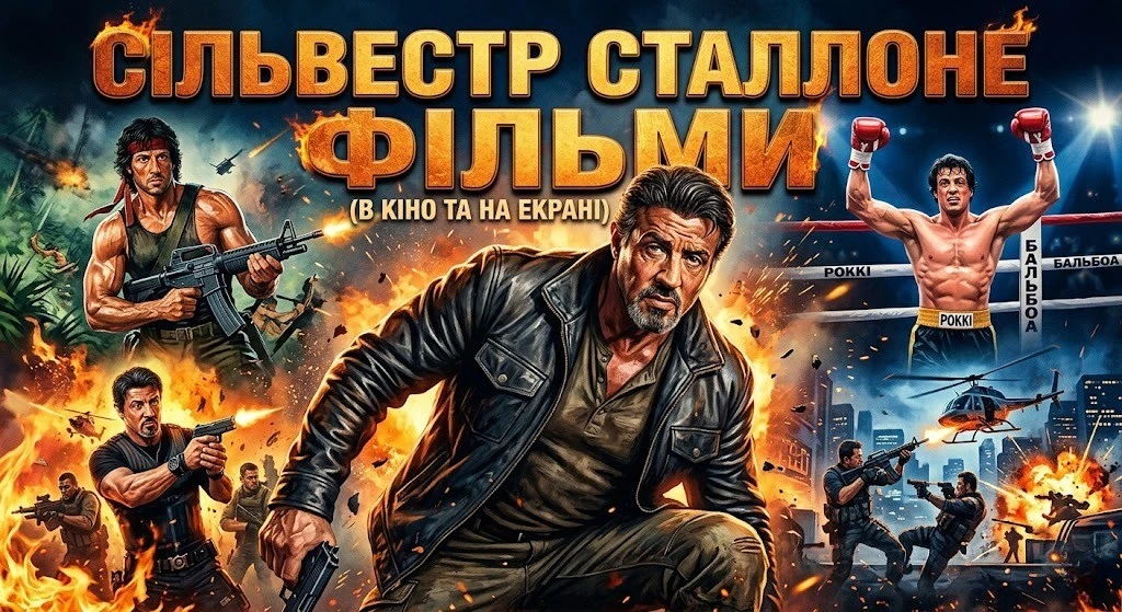 Фільми Сільвестра Сталлоне, що зробили його іконою Голлівуду